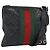 Borsa Web Sherry Line GG di GUCCI Nera Argento Rossa 269379 Auth bs32569 Nero Rosso