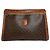 Céline Clutch in pelle monogramma Triomphe vintage Celine Paris marrone