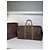 Keepall Vintage Louis Vuitton Monogram 60keepball Leder-Duffelbag braun - Ansicht 14