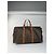 Keepall Vintage Louis Vuitton Monogram 60keepball Leder-Duffelbag braun - Ansicht 3
