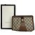 Clutch in pelle Gucci Ophidia vintage grigio marrone