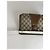 Clutch in pelle Gucci Ophidia vintage grigio marrone - vista 10