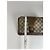 Clutch in pelle Gucci Ophidia vintage grigio marrone - vista 11