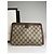 Clutch in pelle Gucci Ophidia vintage grigio marrone - vista 9