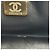 Bolso de cuero y cristal con aplique de flor de camelia negra Chanel Negro - vista 14