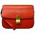 Classic Box Céline Borsa in pelle box classica Celine arancione