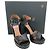 Sandali con piattaforma in pelle nera Rosange con borchie di Laurence Dacade Nero - vista 6