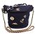 Borsa a Spalla Chanel Paris Hamburg Chain Blu navy