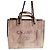 Borsa tote Chanel Deauville in tweed rosa e bianco