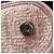 Borsa tote Chanel Deauville in tweed rosa e bianco - vista 11