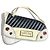 Christian Dior Borsa Saddle Cadillac Montaigne Dior SS 2001 ultra rara nera bianca rossa Nero Argento Bianco Rosso Multicolore Beige Crudo Metallico - vista 4