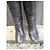 Botas Vic Matié de cuero gris - vista 4