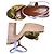 Sandali con plateau Bianca Saint Laurent oro velluto D'oro