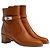 HERMÈS: Botines Modelo 'FRENCHIE' 36 Caramelo