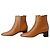 HERMÈS: Botines Modelo "DÉMARCHE" 36 Camello
