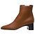 HERMÈS: Botines Modelo "DÉMARCHE" 36 Camello - vista 2