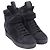 Sneakers alte con zeppa Prada Sport in suede nero