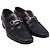 Mocassini Gancini in pelle nera di Salvatore Ferragamo Nero - vista 3