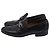 Mocassini Gancini in pelle nera di Salvatore Ferragamo Nero - vista 4
