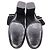 Botines con hebilla Britannia de Burberry en ante negro - vista 8
