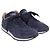 Sneakers basse con lacci Tod's in suede blu navy - vista 2