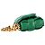 Borsa a Spalla Padded Cassette in Pelle Verde di Bottega Veneta - vista 3