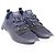 Sneakers basse Tod's No_Code in pelle blu navy - vista 3