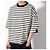 Autre Marque Camiseta de algodón negra N.HOOLYWOOD B.D CREW Negro - vista 3
