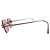 Occhiali da sole rosa Swarovski Rhinestone Chanel 2047-B - vista 2