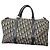 Borsa da viaggio Boston in monogramma nero Christian Dior