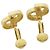 Orecchini CD in strass con logo dorato Christian Dior D'oro - vista 4