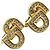 Orecchini CD in strass con logo dorato Christian Dior D'oro - vista 6