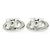 Orecchini in argento con logo CD Christian Dior - vista 4