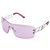Óculos de sol sem aro Dior Diorlywood YB7 com lente rosa e strass com aro prateado Prata
