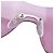 Óculos de sol sem aro Dior Diorlywood YB7 com lente rosa e strass com aro prateado Prata - vista 6