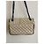 Collège Saint Laurent Borsa College Chevron in pelle bianca Bianco - vista 3