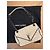 Collège Saint Laurent Borsa College Chevron in pelle bianca Bianco - vista 5