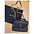 Saint Laurent College Tote in Pelle Trapuntata Nera Nero - vista 6