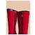 Autre Marque Stivali alti in suede rosso con decorazioni a stella - vista 4