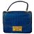 Borsa Tory Burch in pelle blu navy