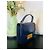 Borsa Tory Burch in pelle blu navy - vista 2