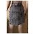 Minifalda de denim elástico Balmain negra Negro - vista 12