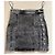 Minifalda de denim elástico Balmain negra Negro - vista 15