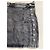Minifalda de denim elástico Balmain negra Negro - vista 16
