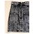 Minifalda de denim elástico Balmain negra Negro - vista 19