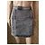 Minifalda de denim elástico Balmain negra Negro - vista 8