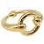 Ring Hermès Anello per sciarpa HERMES in metallo dorato Auth ka1739M D'oro