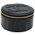 CHANEL COCO Marque Boîte à Bijoux Boîte à Bijoux Vernie Noir Or CC Auth 166447 Doré