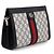 Borsa a tracolla Gucci Ophidia GG Supreme Nero Rosso Beige - vista 4
