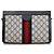 Borsa a tracolla Gucci Ophidia GG Supreme Nero Rosso Beige - vista 7